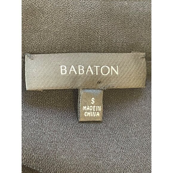 Babaton dress black classic elegant wear loose or with belt  pockets - Picture 9 of 11